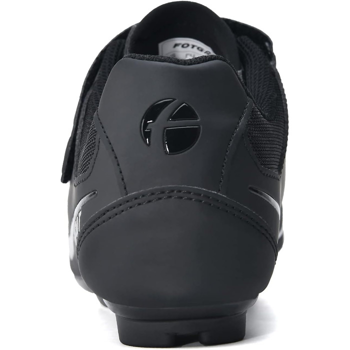 Велосипедні шкарпетки для жінок, шосейні велотуфлі з шипами, сумісні з Peloton SPD ARC Look Delta, унісекс велотуфлі для занять на велотренажері та на відкритому повітрі (37 EU, Чорний)