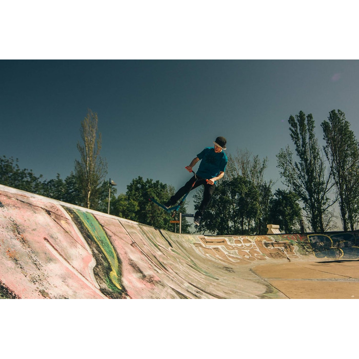 Самокат Streetsurfing Torpedo Glaciar для дітей, складаний, алюмінієвий, синій