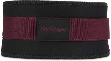 Пояс для важкої атлетики Harbinger нейлоновий з ультрам'яким ядром, бордовий, розмір M, 5'