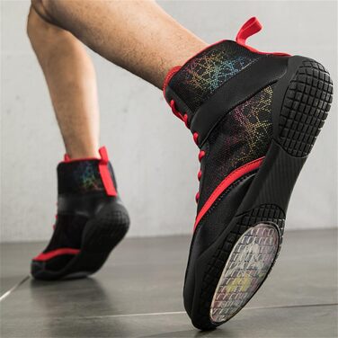 Жіночі боксерські кросівки для фітнесу та занять воркауту. Неслизькі, дихаючі, білі та чорні (36 EU)