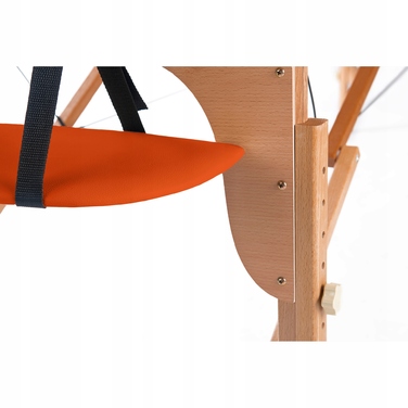 Складаний масажний стіл Medimas, дерево, помаранчевий