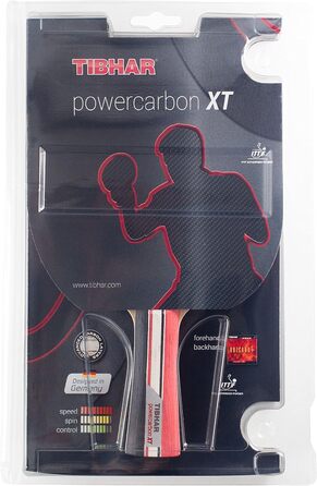 Настільний тенісний ракетка Tibhar Powercarbon XT для атакуючої гри з ITTF сертифікатом