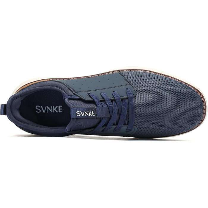 Чоловічі Slip-On кросівки: дихаючі, з шнурівкою, для ходьби, фітнесу, спорту, відпочинку та бізнесу. Розмір 43.5 EU, блакитні