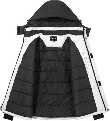 Жіноча водонепроникна легка куртка-дощовик, вітрозахисна з капюшоном, світло-зелена (XXL, білий/опulent Garten)