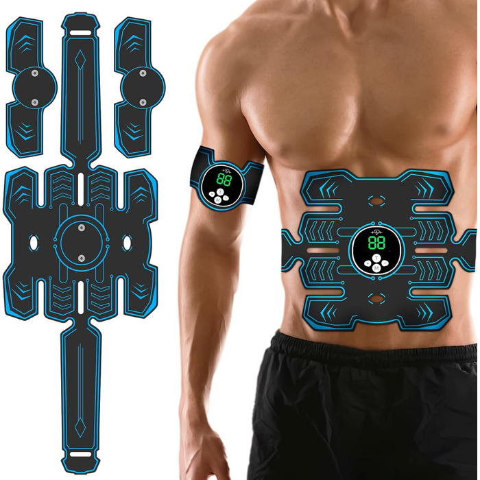Електричний тренажер для пресу SOARFLY EMS, Unisex, USB-зарядка, 10 режимів, 39 інтенсивностей, для пресу, ніг, сідниць, рук