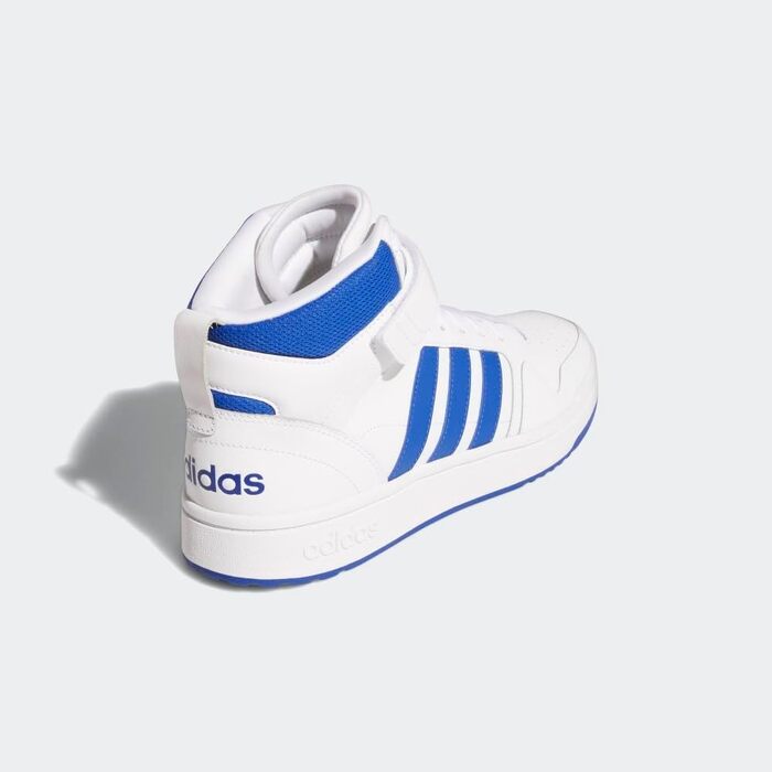 Баскетбольне взуття Adidas для чоловіків, розмір 44 2/3 EU, білий, Team Royal Blue, Grey