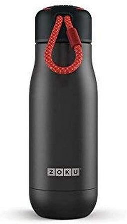 Термобутилка Zoku 350 мл з нержавіючої сталі, чорна
