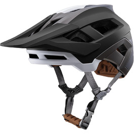 Шолом для гірського велосипеда/MTB/E-bike: регульований, чорно-сірий, 54-61 см