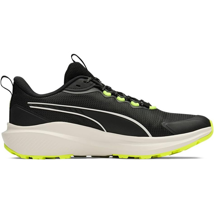 Кросівки Puma Skyrocket Lite Trail для бігу по вулицях (38.5 EU, Puma Black Feather Gray Yellow Alert)