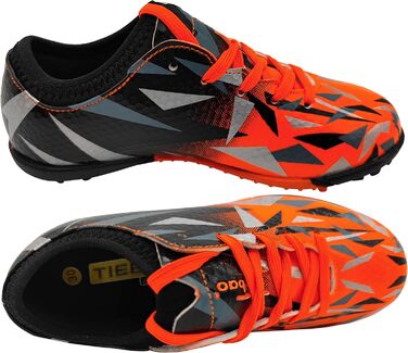 Дитячі футбольні бутси Kinder для газону, шнурівка, Outdoor, тренування, 30-40 (32 EU, помаранчевий)