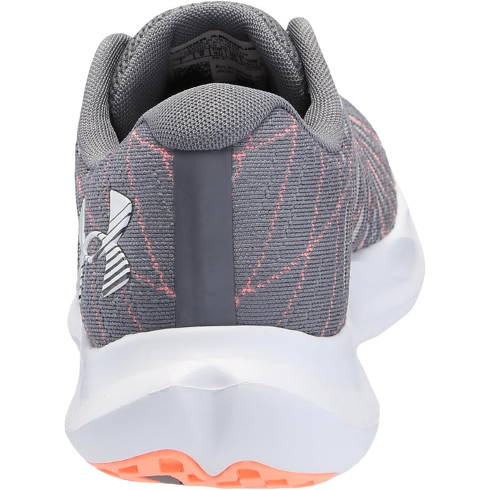 Чоловічі бігові кросівки Under Armour Charged Breeze 2 (45.5 EU, Сірий/Помаранчевий)