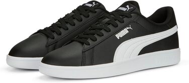 Кросівки Puma Smash 3.0 LS унісекс, чорні з білим (Puma Black/White), розмір 43 EU