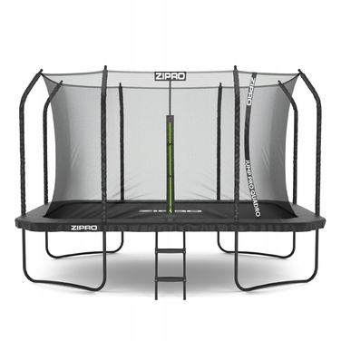 Дитячий садовий батут Zipro прямокутний із внутрішньою сіткою, 8FT x 12FT