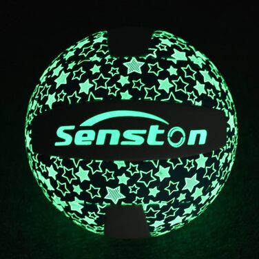 Світний волейбольний м'яч Senston, розмір 5, для пляжу, саду та басейну, подарунок