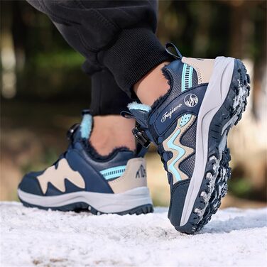 Дитячі зимові черевики Kinder Baumwolle, розмір 28-41, колір блакитний