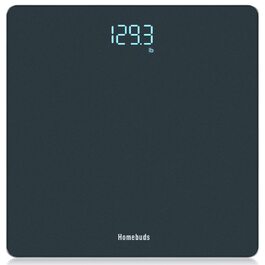 Електронні ваги для тіла Homebuds, висока точність, LED-дисплей, блакитний колір, до 182 кг