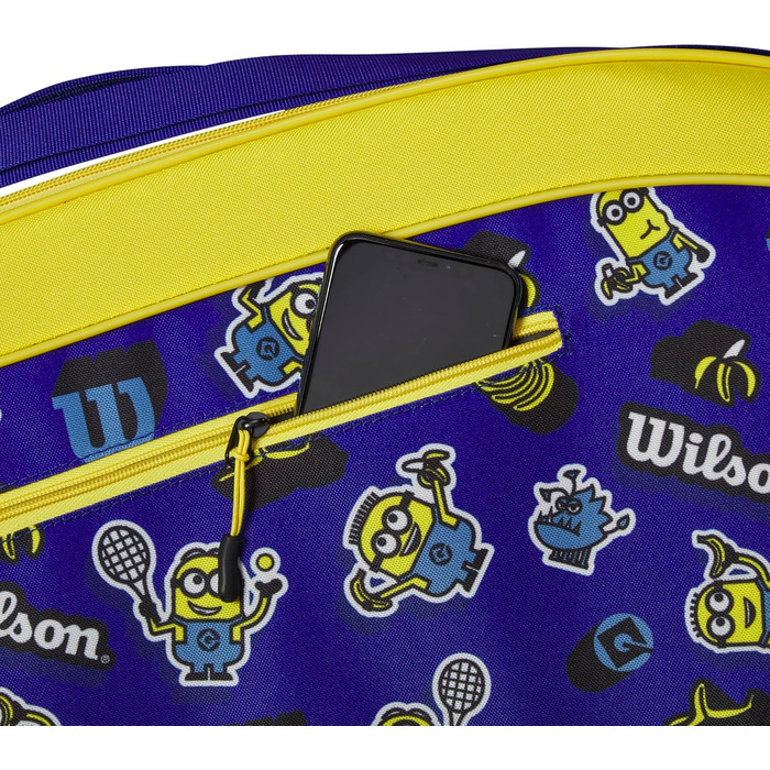 Тенісний м'яч Wilson 3 синій/жовтий для тренувань