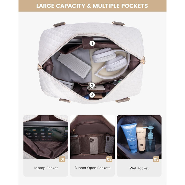 Спортивна сумка LOVEVOOK для жінок з відділенням для взуття, ручна поклажа, дорожня сумка, сумка для вихідних, сумка-мішок, жіноча дорожня сумка, клінічна сумка, сумка для пологового будинку, для залу, пляжу, сауни, кемпінгу (XL-2шт, Бежево-хакі)