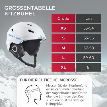 Лижний шолом Black Crevice Kitzbühel, полікарбонат, дихаючий, регульований, чорний/помаранчевий, для чоловіків і жінок