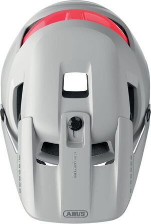 Велосипедний шолом ABUS AirDrop MIPS Fullface для MTB, Downhill, Enduro, оптимізована вентиляція, канал Ambient Sound, для дорослих, розмір L (58-62 см), білий