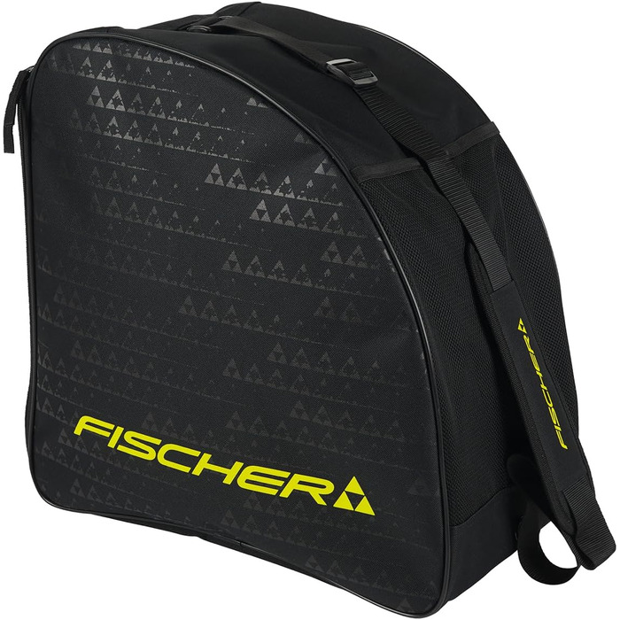 Сумка для лижних черевиків Fischer 40x40x20 см, чорна-жовта