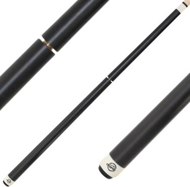 Більярдний кий Hardy Break Jump Blacky, 3-частинний, для потужних ударів та стрибків, з нержавіючим швидкознімним замком, 13,5 мм наконечник із міцної смоли