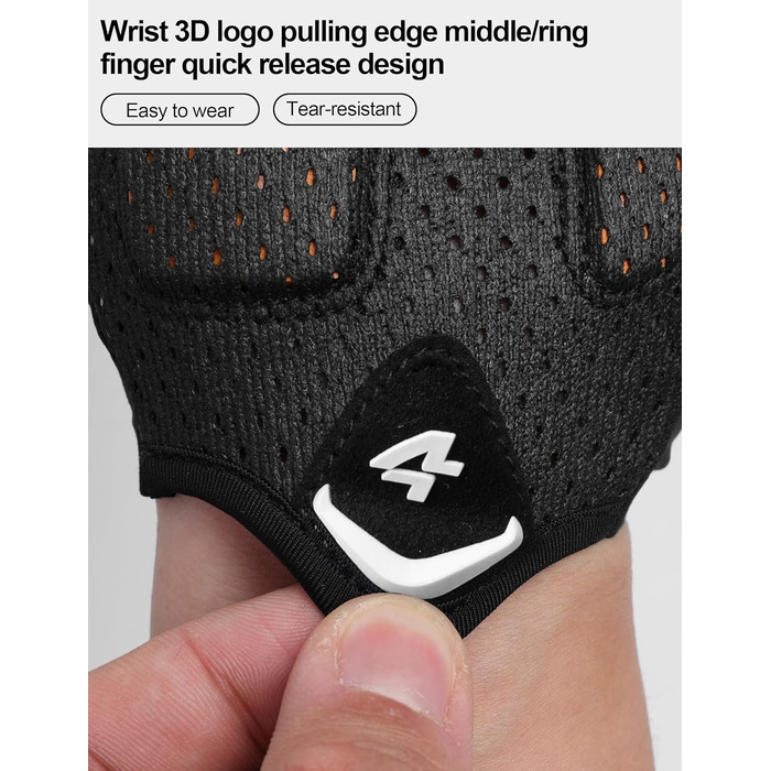 Велосипедні рукавички Ameda: тонкі, літні, дихаючі, з антиковзаючим покриттям, для шосе та MTB, чоловічі та жіночі, зелені (L, білий)