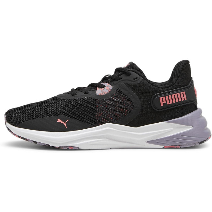 Кросівки для бігу PUMA Disperse XT 3 унісекс, чорні з рожевими акцентами, розмір 39 EU