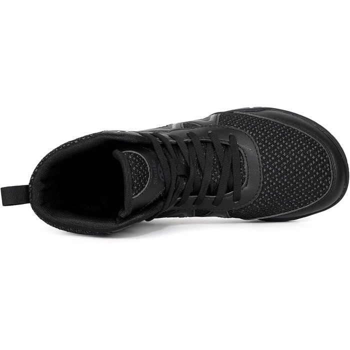 Чоловічі борцівки, боксерські туфлі, фітнес-кросівки, підошва Zero-Drop, синьо-зелені (44 EU, широкі, чорні)