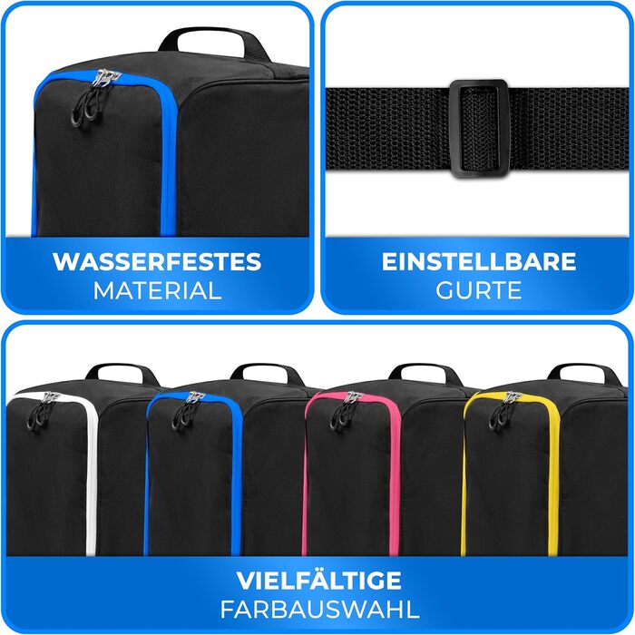 Чохол для лижних черевиків STYNGARD з відділенням для шолома [40 л] - чорно-білий/чорно-синій