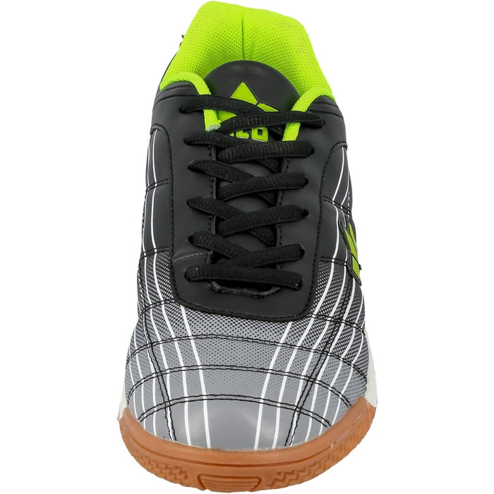 Чоловічі халапи Lico Rockfield Hallenschuhe 39 EU, чорно-сірий, лимонний