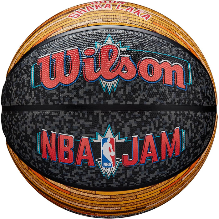 Баскетбольний м’яч Wilson NBA Jam для вулиці, розмір 7