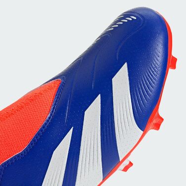 Дитячі футбольні бутси adidas Predator League без шнурівків, розмір 29 EU, колір Lucid Blue/Cloud White/Solar Red