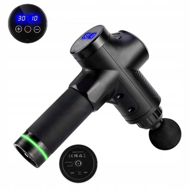 Ручний бездротовий вібраційний масажер для м'язів (перкусійний пістолет) E069