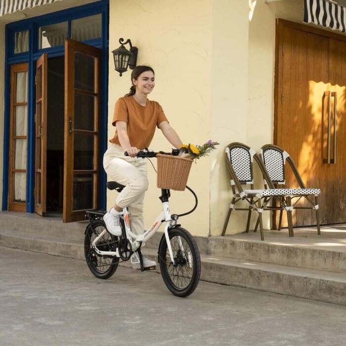 Електровелосипед Fafrees F20 Light, складаний, 20 дюймів, міський, 36В 16.75А·год, 250Вт, для чоловіків і жінок, швидкість до 25 км/год, запас ходу 65-130 км