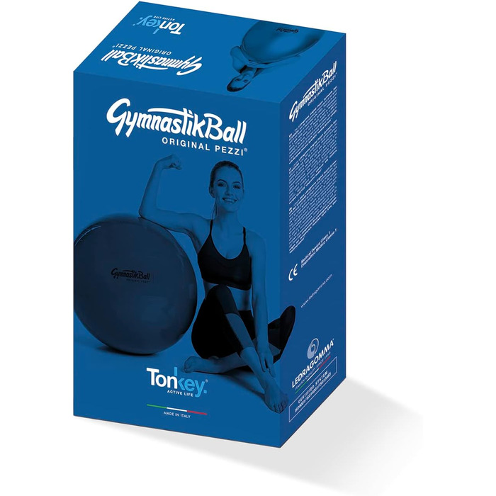 Гімнастичний м'яч Pezziball 75 см червоний для фітнесу
