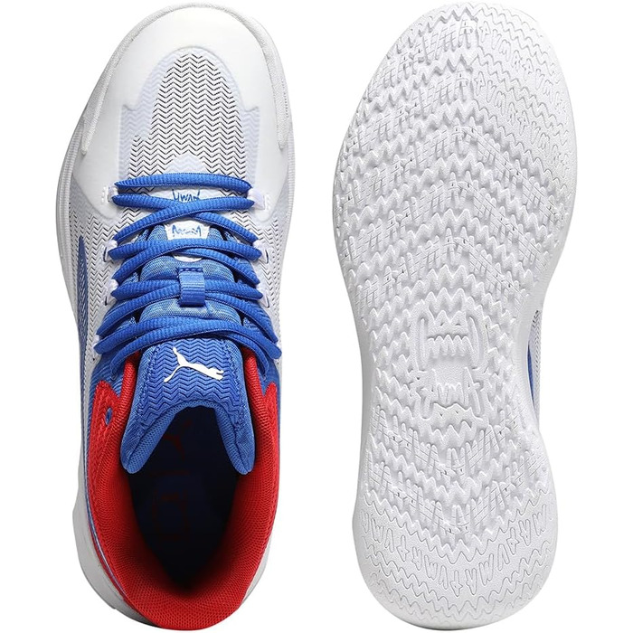 Кросівки баскетбольні PUMA Dagger (39 EU, White Mountain Blue For All Time Red)
