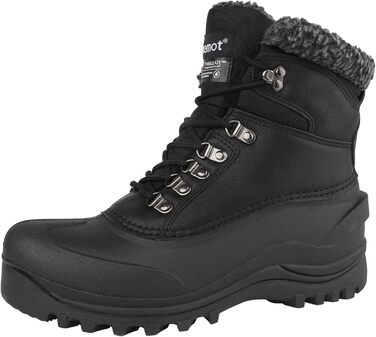 Водонепроникні зимові черевики Riemot для жінок та чоловіків. Теплі, з підкладкою, антиковзні, легкі. Ідеальні для походів, трекінгу, роботи, катання на лижах та активного відпочинку взимку. Розміри EU 36-47. Чорний колір. Нові.