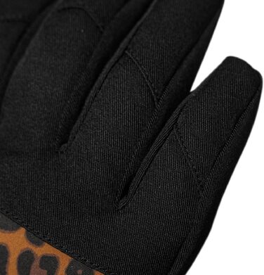 Жіночі гірськолижні рукавички Reusch Keira R-TEX® XT 8, водонепроникні, чорні/коричневі/леопард