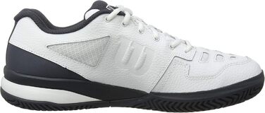 Тенісні кросівки Wilson Rush COMP LTR Unisex для всіх типів покриття, 46 2/3 EU, білий/сірий