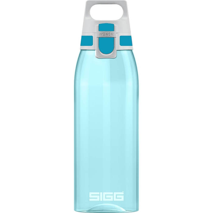 Пляшка для води SIGG Tritan 1 л Aqua, легка, герметична, для газованих напоїв, BPA-free, підходить для миття в посудомийній машині