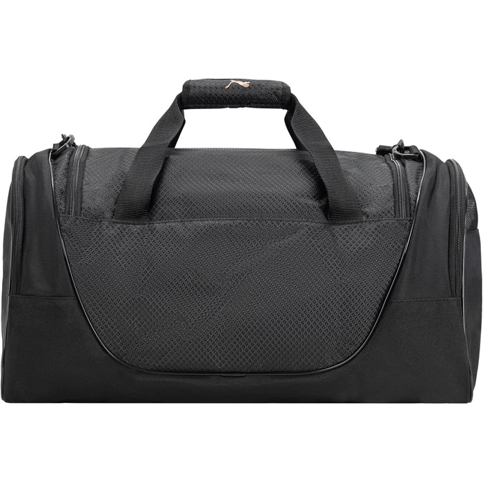 Спортивна сумка для жінок Puma Evercat Candidate, чорна з золотистими елементами, універсальний розмір