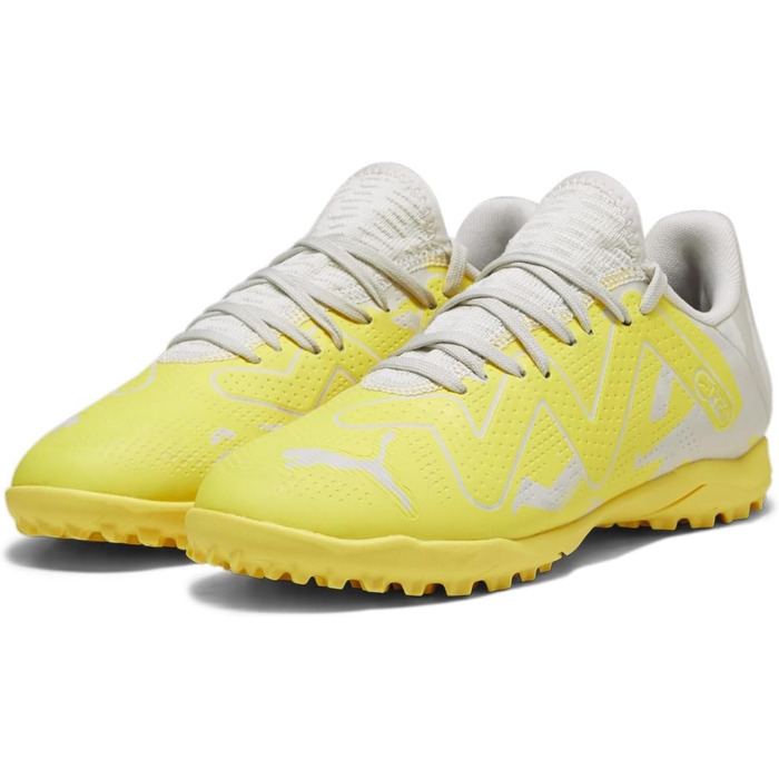 Дитячі футбольні бутси PUMA для хлопчиків та дівчаток (37.5 EU, Сірий, Жовтий)
