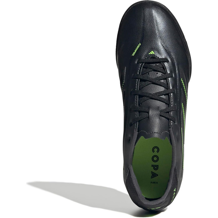 Дитячі футбольні бутси Adidas Copa Pure III League Turf для штучного покриття (28 EU, чорний/сірий/лимонний)