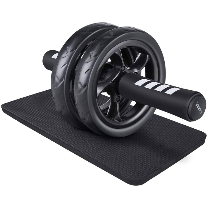 Ролер для пресу з товстою килимком для колін та комфортними ручками для ефективних тренувань вдома