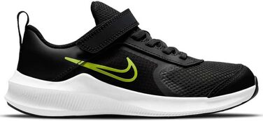 Дитячі кросівки Nike Downshifter 11 для гімнастики, 28.5 EU, сірий, чорний, білий, жовтий