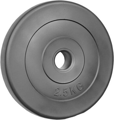 Диски для штанги POWER-XTREME 30/31 мм, пластик, пісок-бетон, 0,5–15 кг