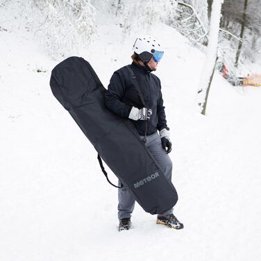 Чохол для сноуборду Meteor - до 167 см, водонепроникний, міцний, чорний