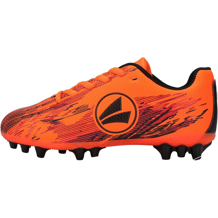 Дитячі футбольні черевики JAKO Stepover (33 EU, Неоновий помаранчевий, Чорний)