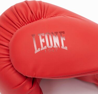 Боксерські рукавички Leone 1947 Red 10 oz унісекс - професійні для тренувань та спарингів